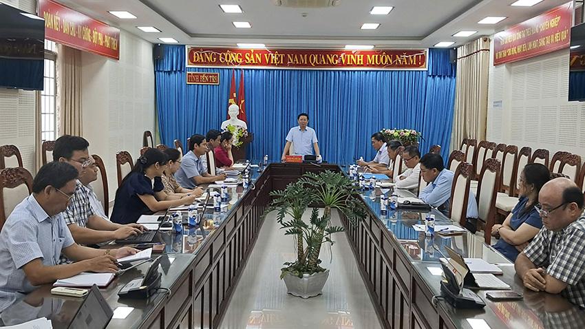Phó Bí thư Thường trực Tỉnh uỷ Trần Thanh Lâm  làm việc với Văn phòng Tỉnh uỷ